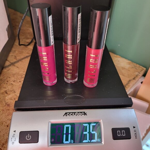 Milani Ludicrous Lip Gloss Trio Kiss From A Rose 160 Fishnet Tights 220 Hella 15 - Picture 7 of 7